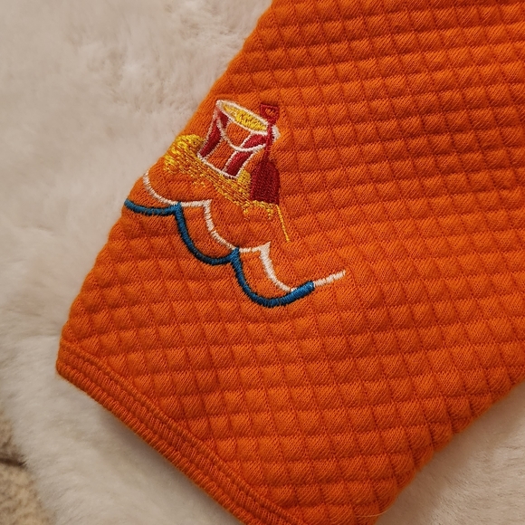 Hanna Andersson Embroidered Quilted Jacket Size 60 (3-6 month) Dolphins Sun - Picture 6 of 15